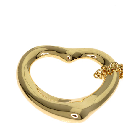 TIFFANY&Co.   Open heart Necklace  K18 Yellow Gold Ladies [Used]