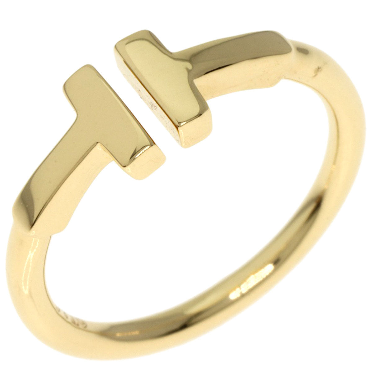 TIFFANY&Co.   Ring T Wire K18 Yellow Gold Ladies