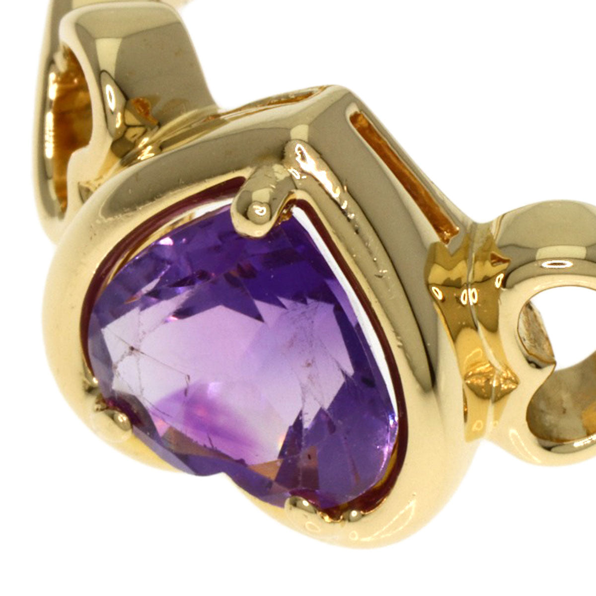 TIFFANY&Co.   Ring Heart Amethyst K18 Yellow Gold Ladies