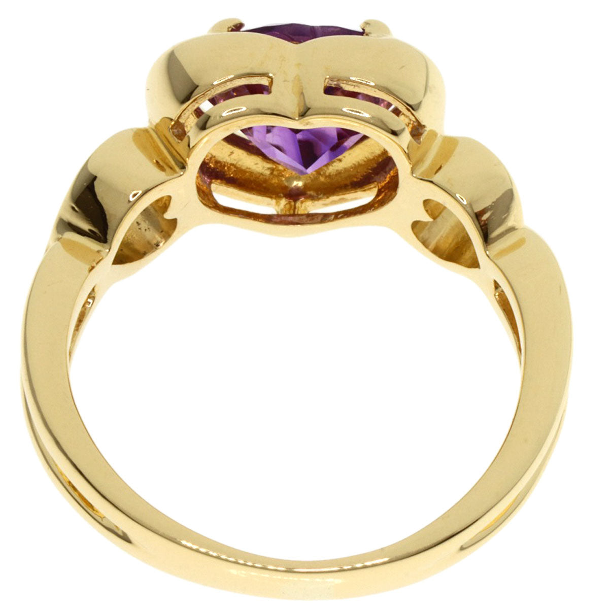 TIFFANY&Co.   Ring Heart Amethyst K18 Yellow Gold Ladies