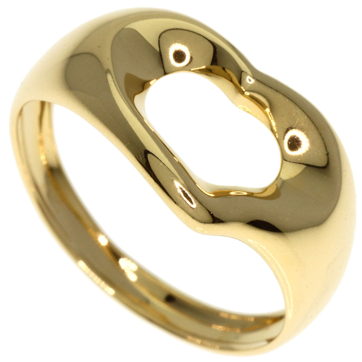 TIFFANY&Co.   Ring Open heart K18 Yellow Gold Ladies