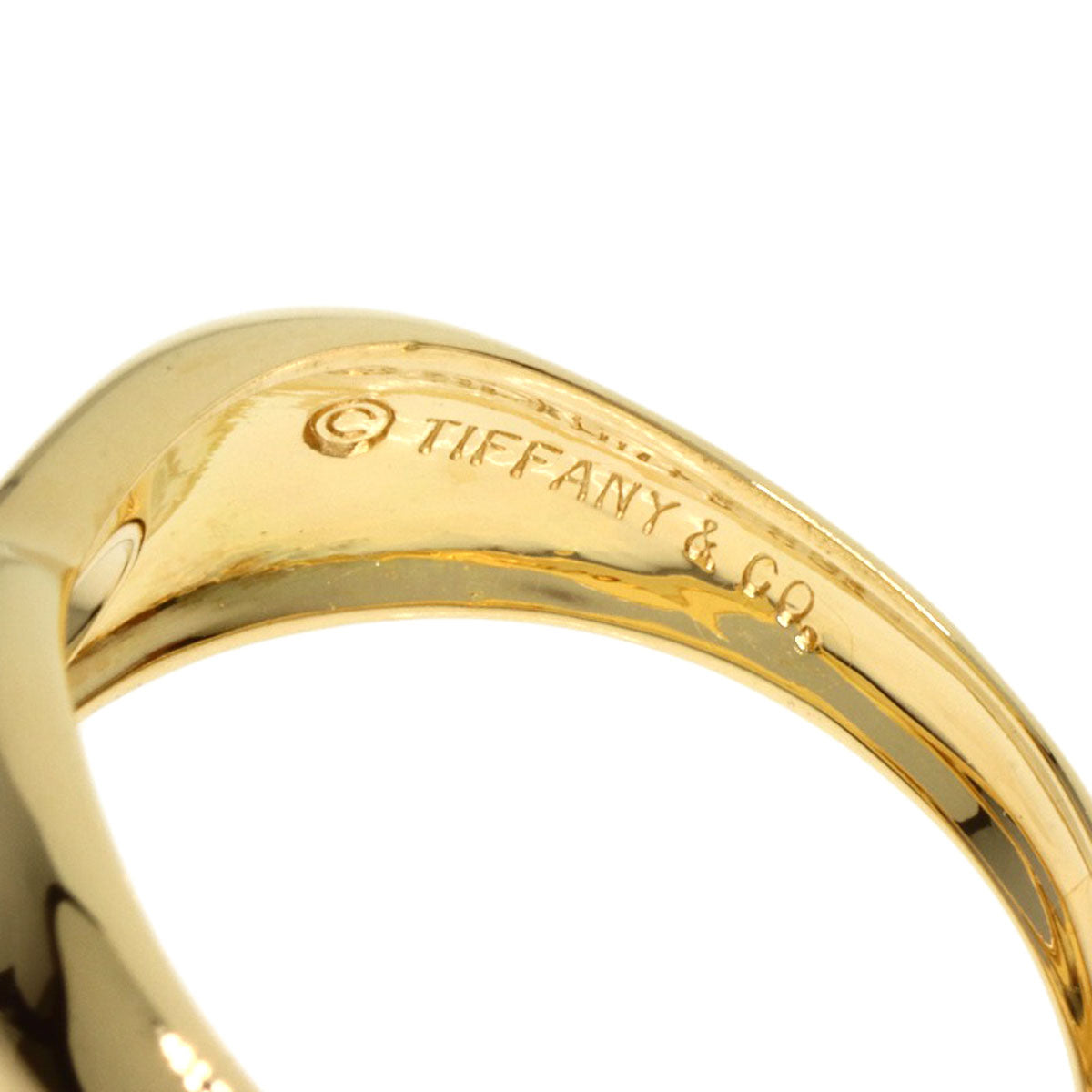 TIFFANY&Co.   Ring Open heart K18 Yellow Gold Ladies