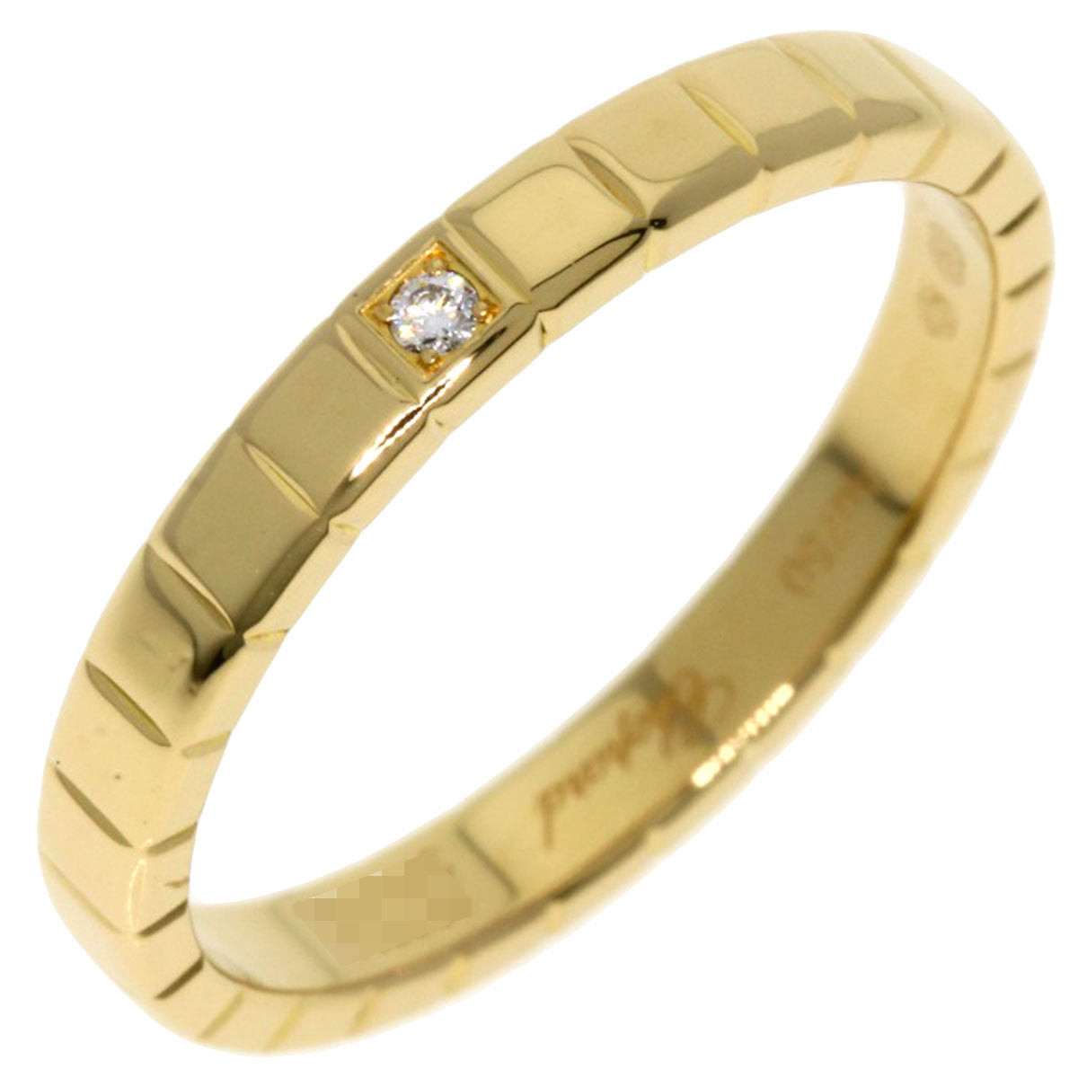 Chopard   Ring Ice cube diamond K18 Yellow Gold Ladies