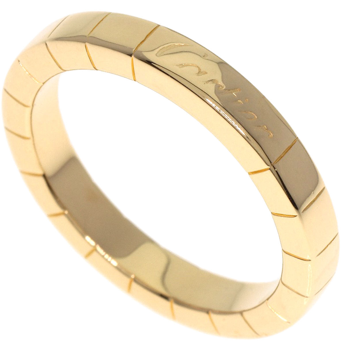 CARTIER   Ring Laniere # 51 K18 Yellow Gold Ladies