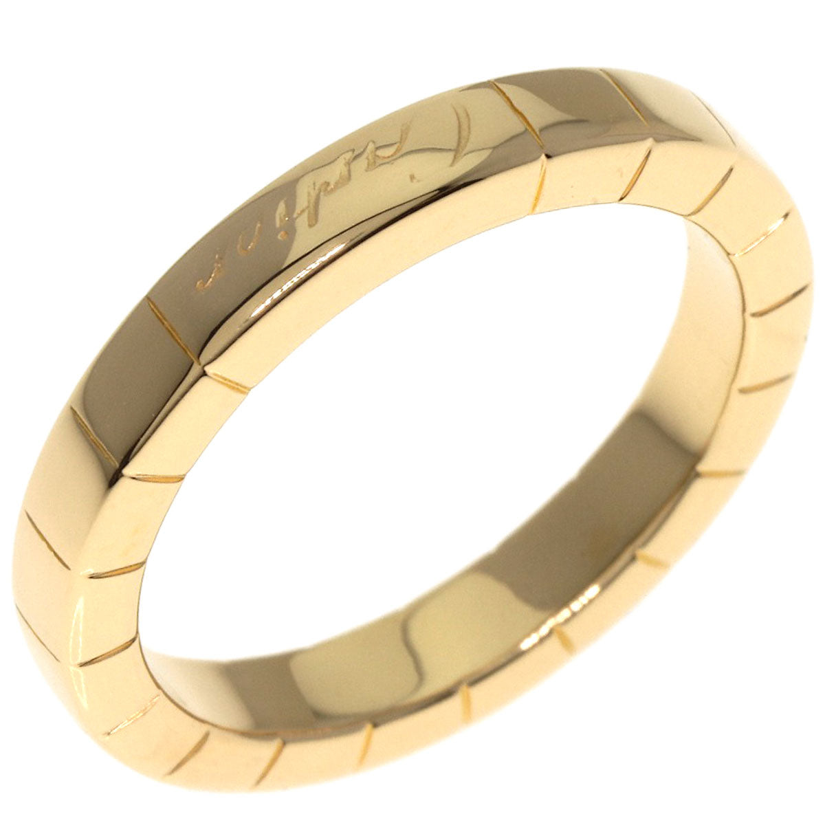 CARTIER   Ring Laniere # 51 K18 Yellow Gold Ladies