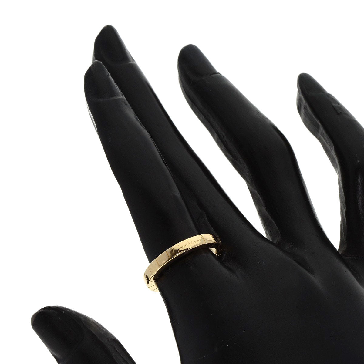 CARTIER   Ring Laniere # 51 K18 Yellow Gold Ladies