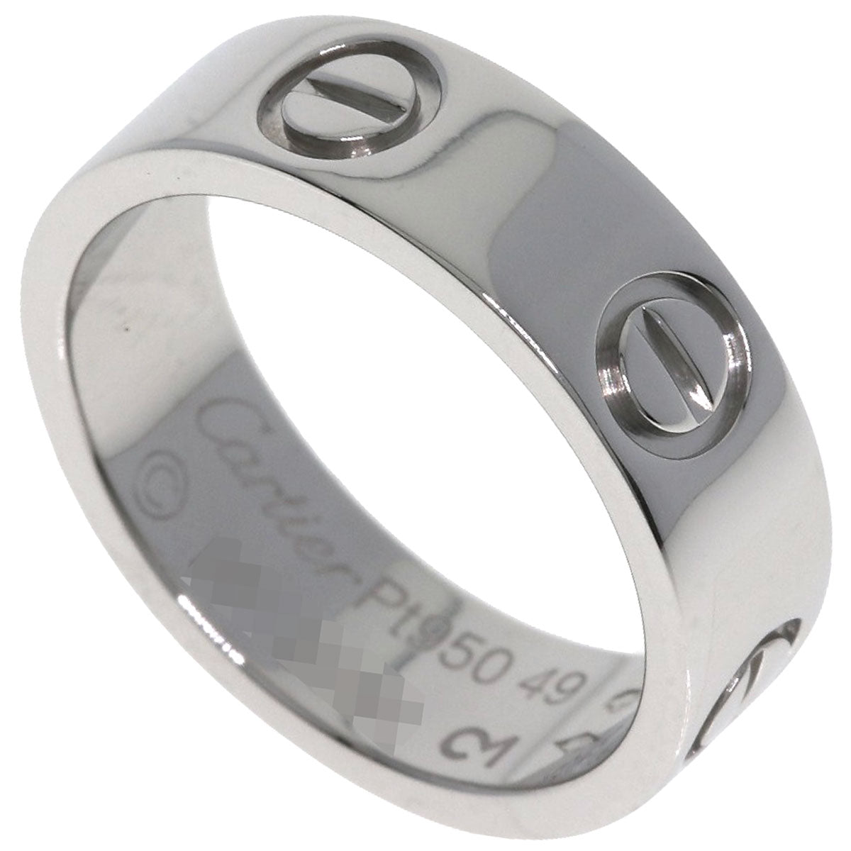 CARTIER love ring #49 Ring Platinum PT950 Ladies [Used]