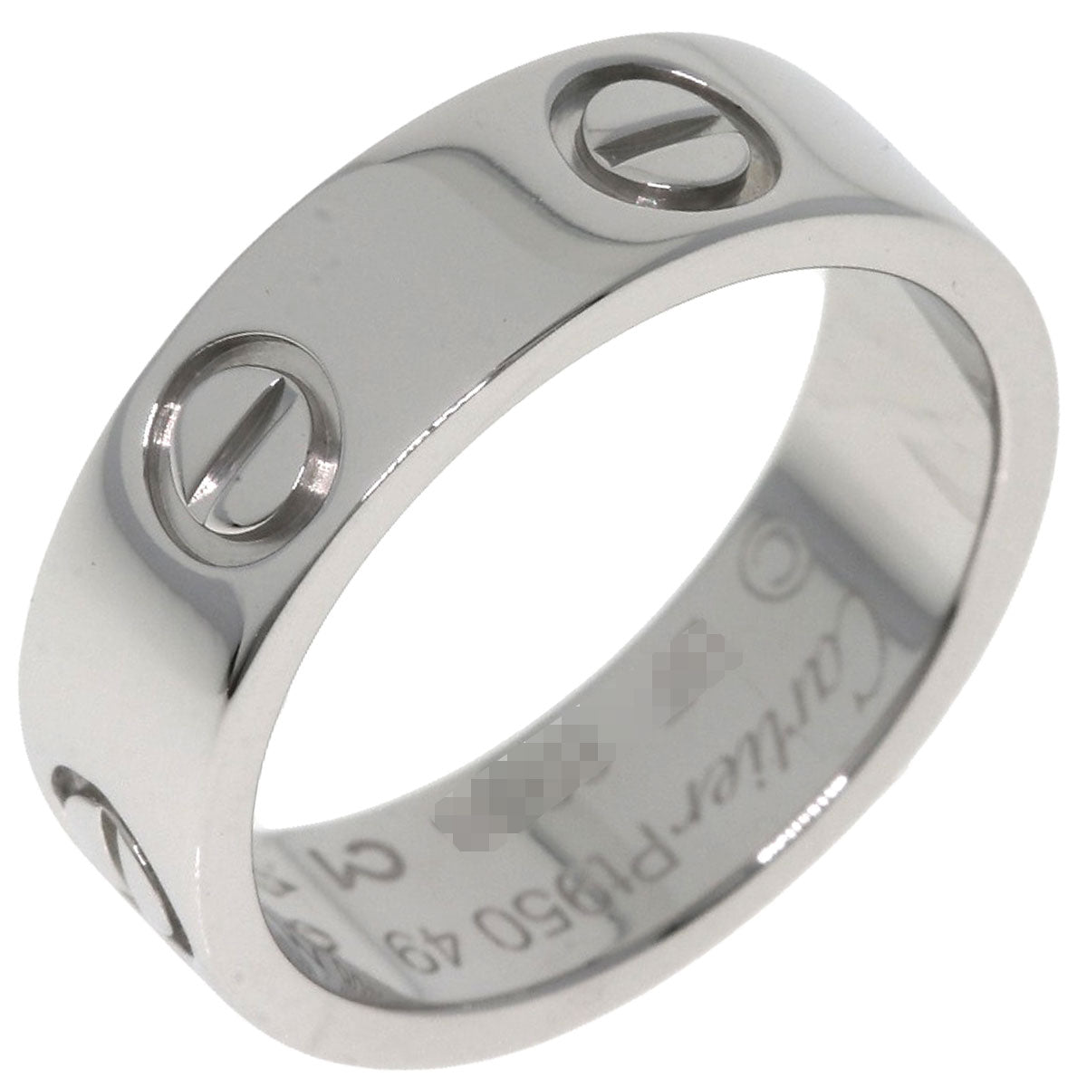 CARTIER love ring #49 Ring Platinum PT950 Ladies [Used]