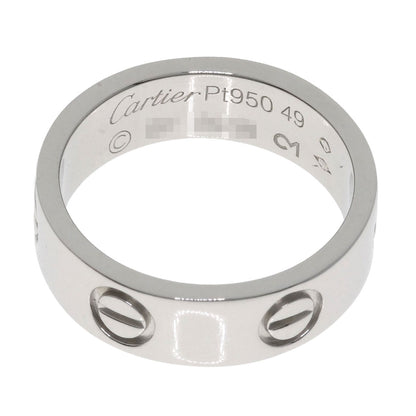 CARTIER love ring #49 Ring Platinum PT950 Ladies [Used]