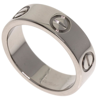 CARTIER love ring #50 Ring K18 White Gold Ladies [Used]