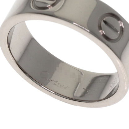 CARTIER love ring #50 Ring K18 White Gold Ladies [Used]