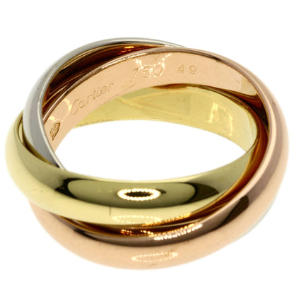 CARTIER Trinity MM #49 Ring K18 Yellow Gold K18 White GoldLadies [Used]