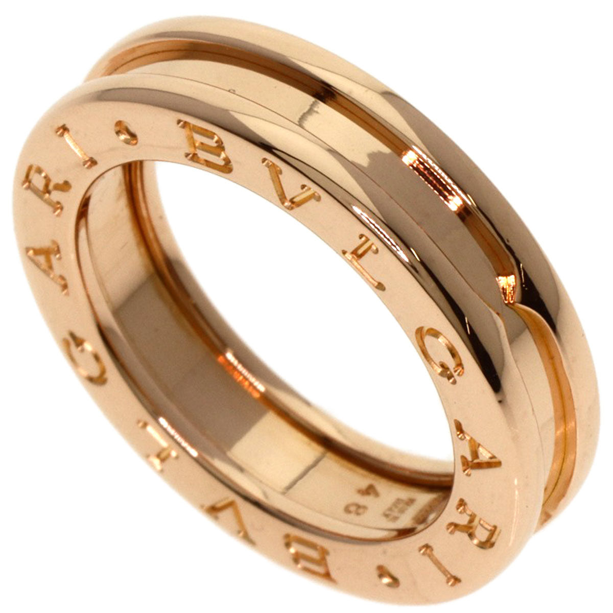 BVLGARI   Ring B-zero1 B-Cello One XS 1 Band #48 K18 Pink Gold Ladies