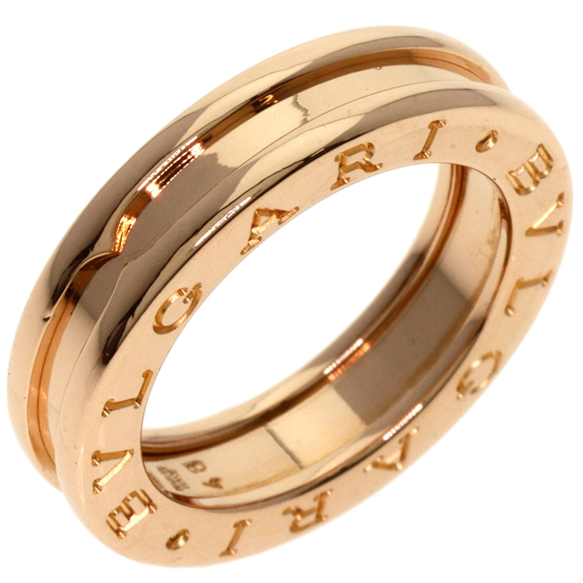 BVLGARI   Ring B-zero1 B-Cello One XS 1 Band #48 K18 Pink Gold Ladies
