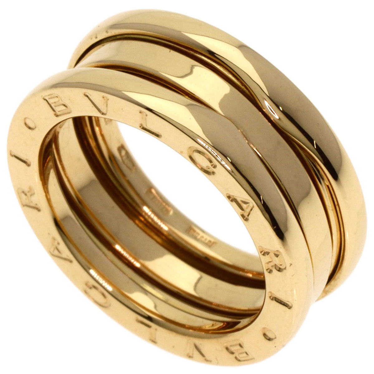 BVLGARI   Ring B.zero1 2 Band #49 K18 Yellow Gold Ladies