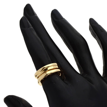 BVLGARI   Ring B.zero1 2 Band #49 K18 Yellow Gold Ladies