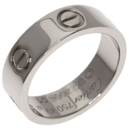 CARTIER love ring #49 Ring K18 White Gold Ladies [Used]
