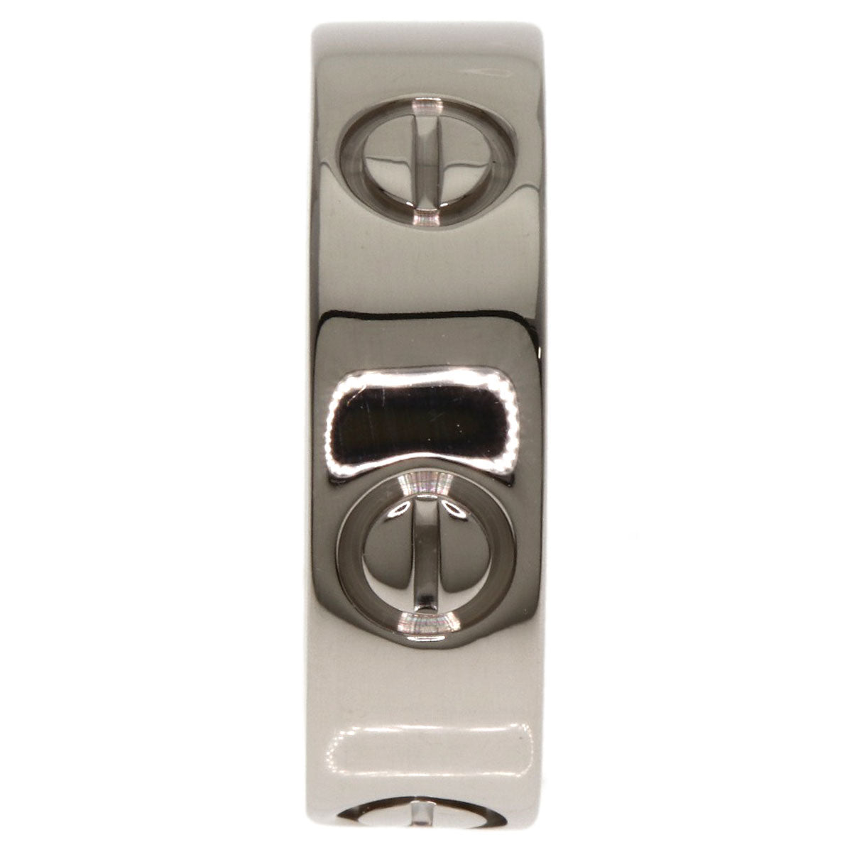 CARTIER love ring #49 Ring K18 White Gold Ladies [Used]