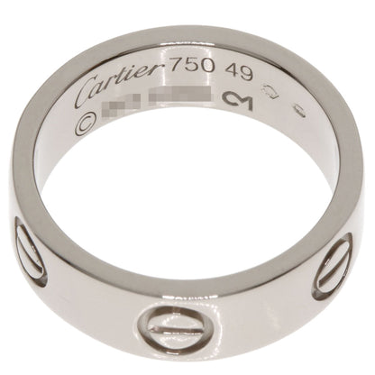 CARTIER love ring #49 Ring K18 White Gold Ladies [Used]
