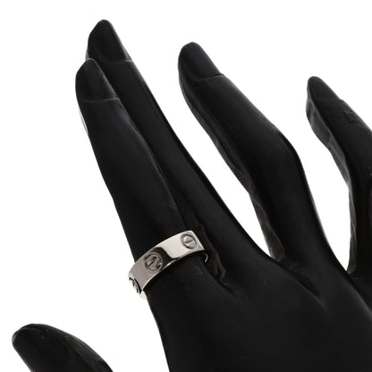 CARTIER love ring #49 Ring K18 White Gold Ladies [Used]