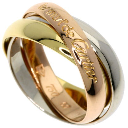 CARTIER Trinity #50 Ring K18 Yellow Gold K18 White GoldLadies [Used]