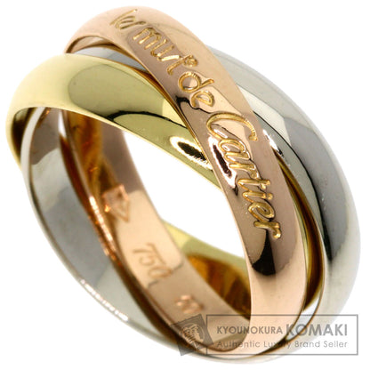 CARTIER Trinity #50 Ring K18 Yellow Gold K18 White GoldLadies [Used]
