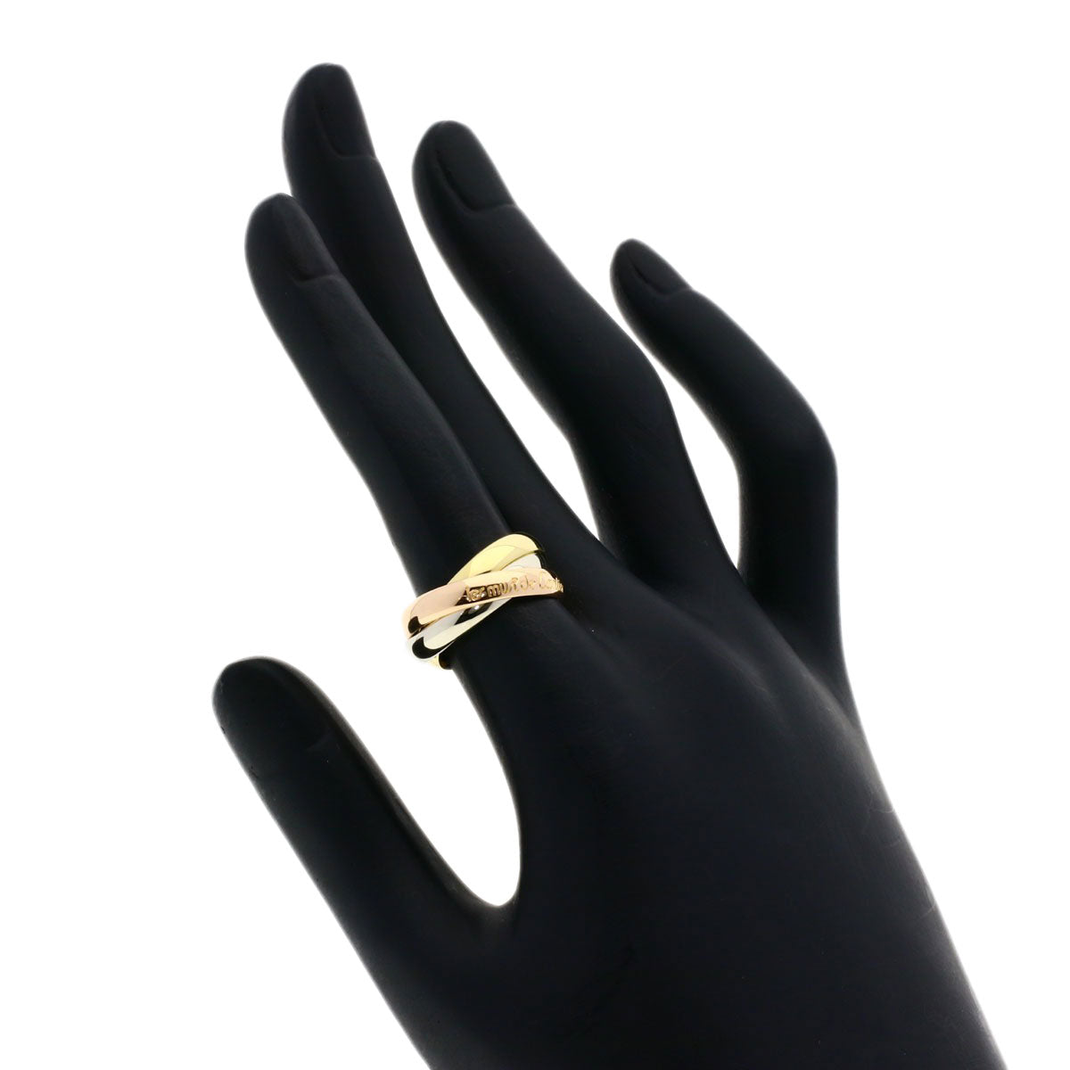 CARTIER Trinity #50 Ring K18 Yellow Gold K18 White GoldLadies [Used]