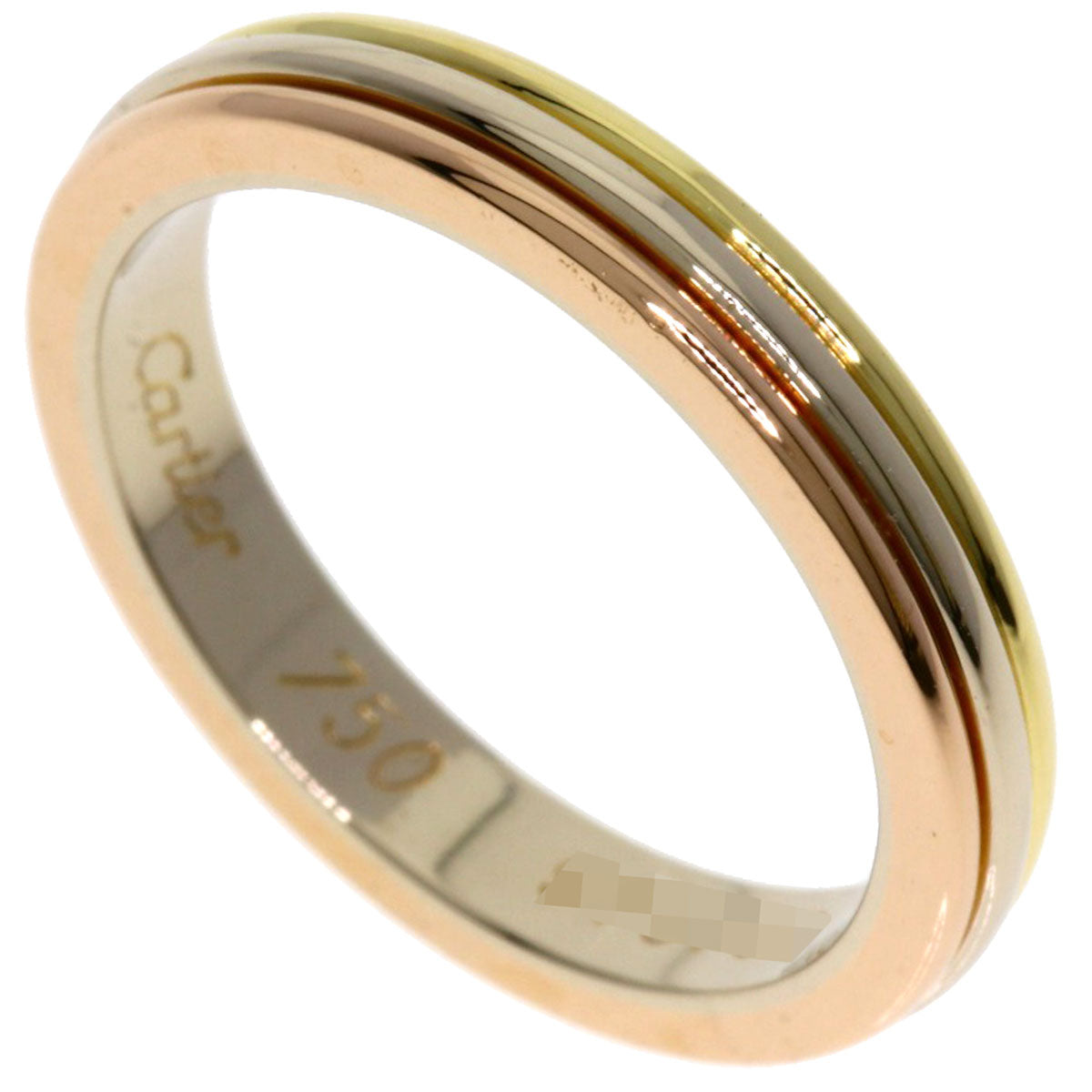 CARTIER   Ring Three colors # 46 K18 Yellow Gold K18 White GoldLadies