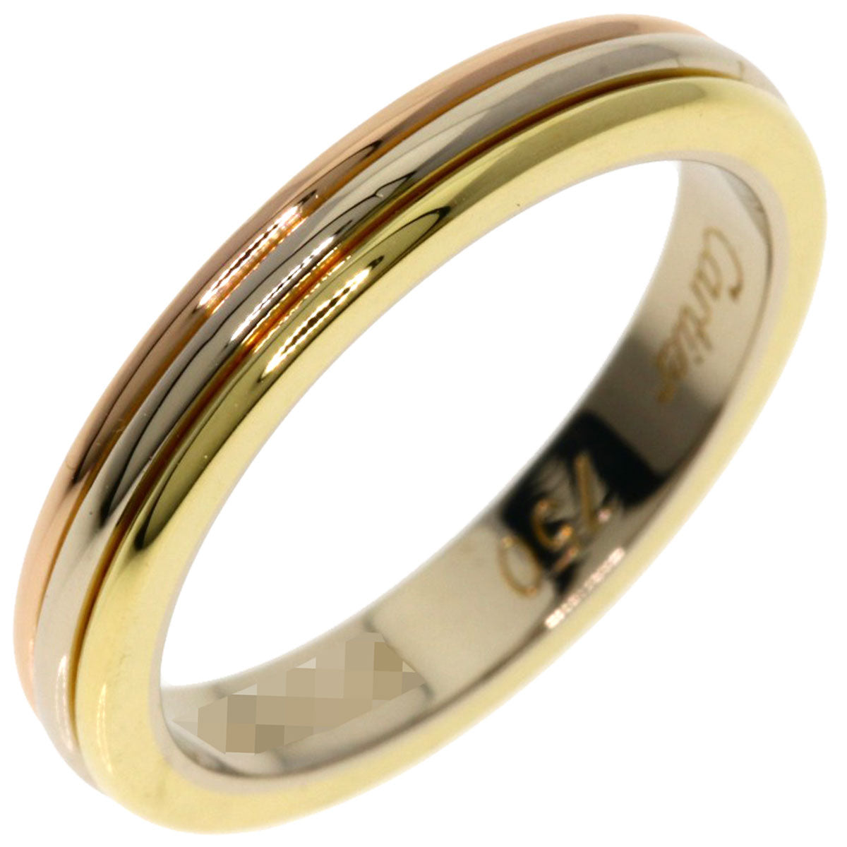 CARTIER   Ring Three colors # 46 K18 Yellow Gold K18 White GoldLadies
