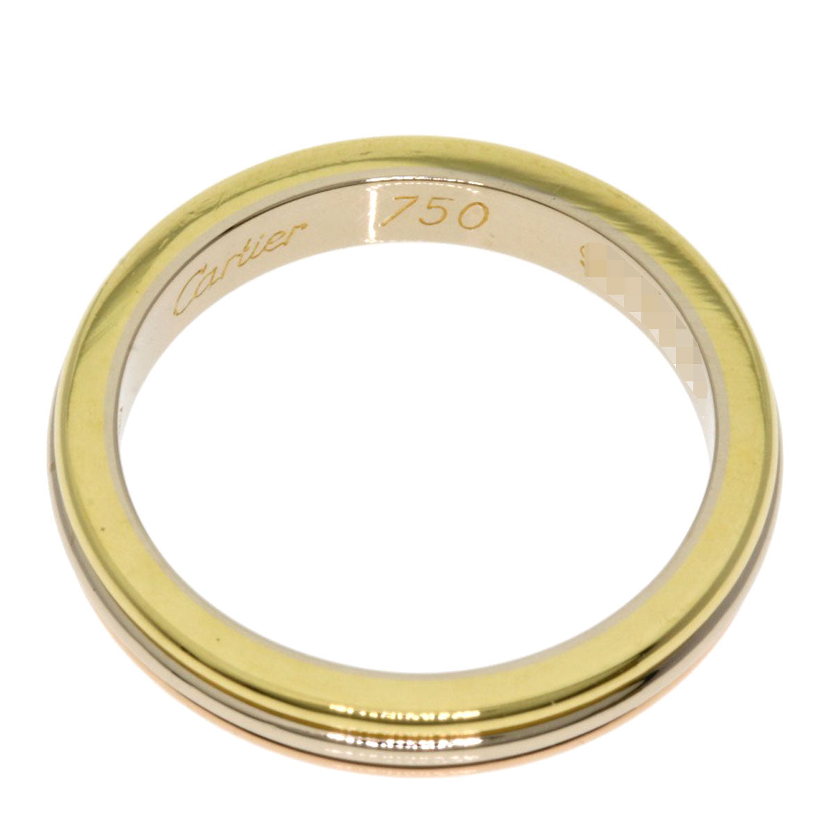 CARTIER   Ring Three colors # 46 K18 Yellow Gold K18 White GoldLadies
