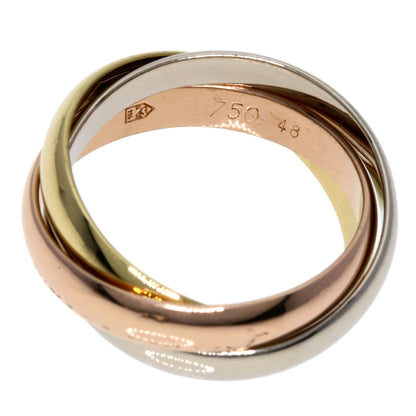 CARTIER Trinity #48 Ring K18 Yellow Gold K18 White GoldLadies [Used]