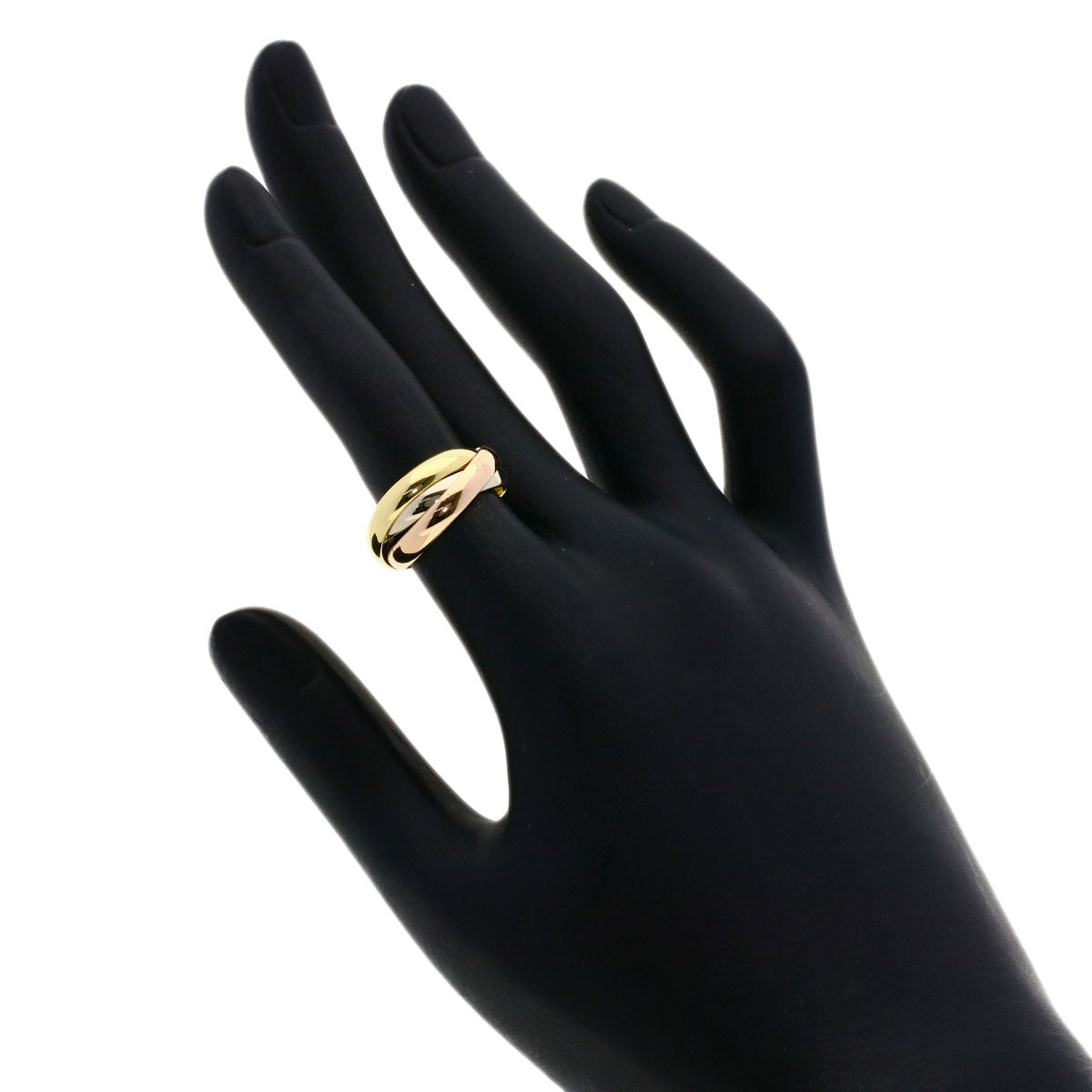 CARTIER Trinity #48 Ring K18 Yellow Gold K18 White GoldLadies [Used]