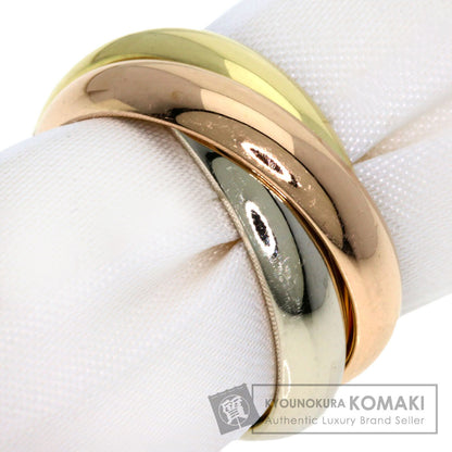 カルティエ トリニティ LM #50 リング・指輪 K18イエローゴールド/K18WG/K18PG レディース 【中古】【CARTIER】