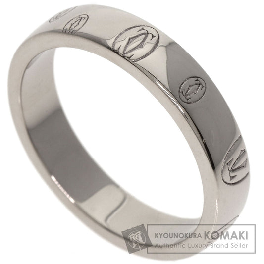 CARTIER Happy birthday # 52 Ring K18 White Gold Ladies [Used]