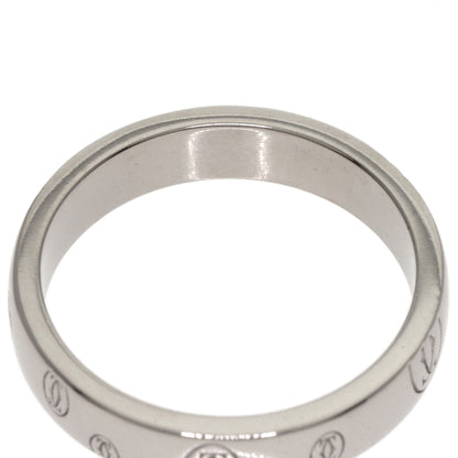 CARTIER Happy birthday # 52 Ring K18 White Gold Ladies [Used]