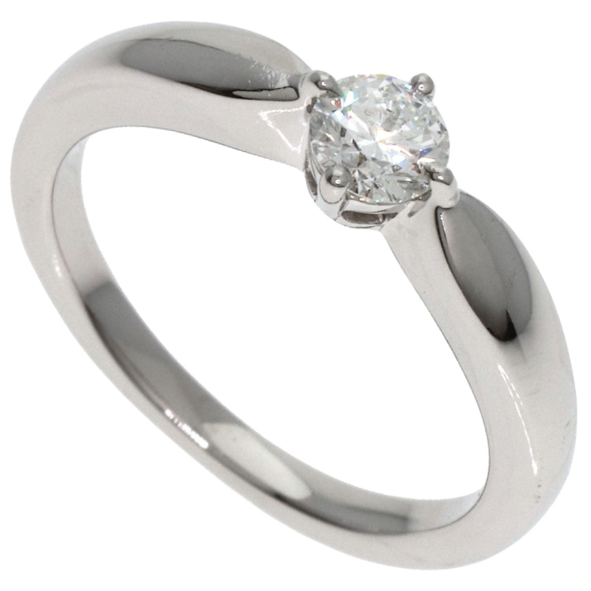 BVLGARI Venice 1P Diamond Ring Platinum PT950 Ladies [Used]
