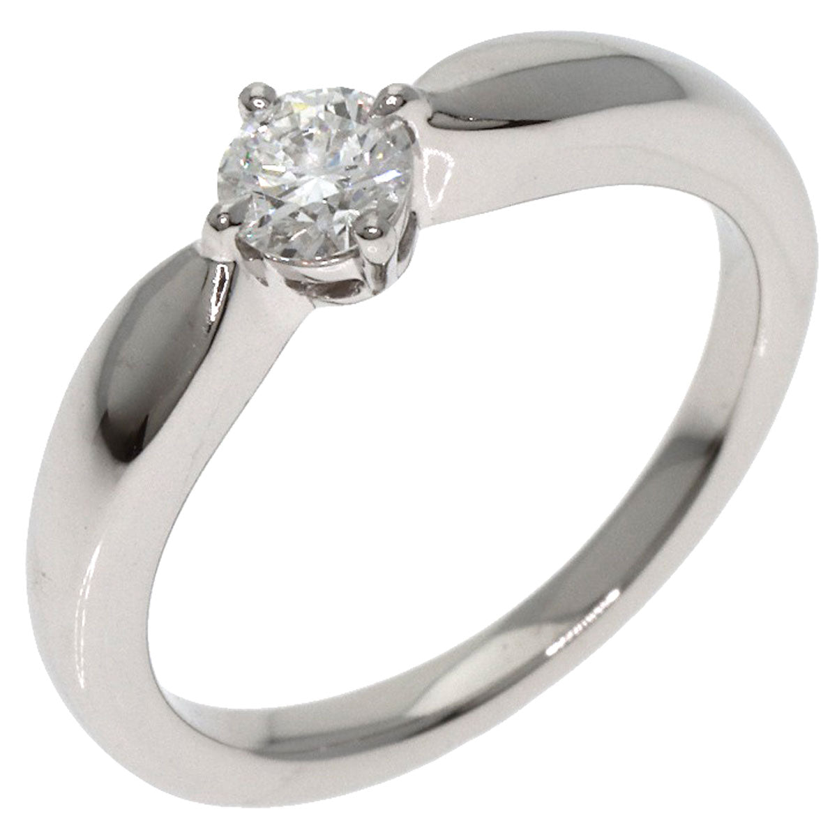 BVLGARI Venice 1P Diamond Ring Platinum PT950 Ladies [Used]