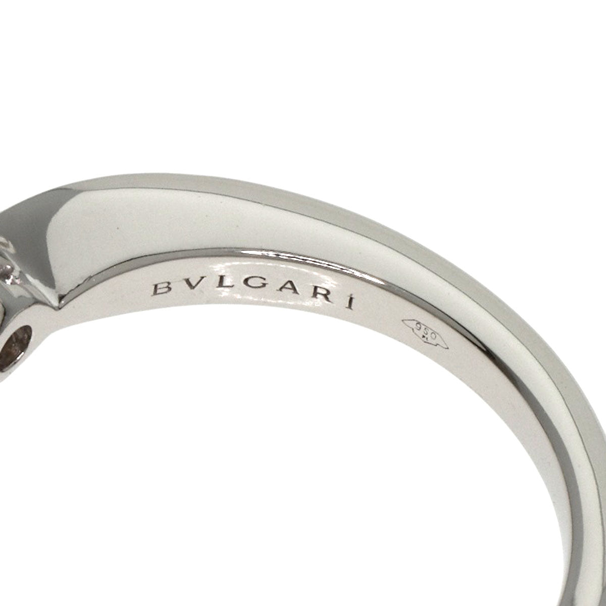 BVLGARI Venice 1P Diamond Ring Platinum PT950 Ladies [Used]