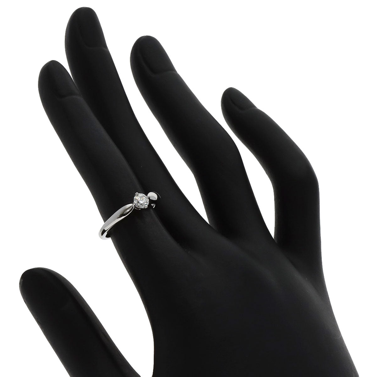 BVLGARI Venice 1P Diamond Ring Platinum PT950 Ladies [Used]