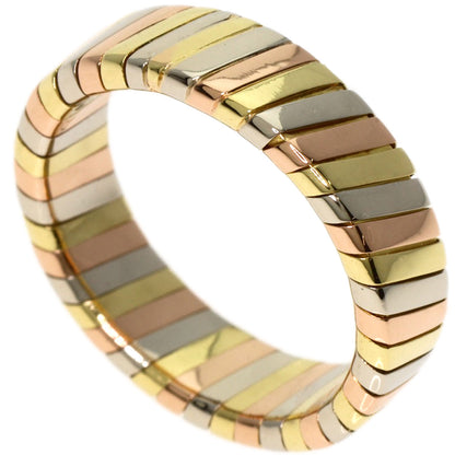 BVLGARI Tubogas Ring K18 Yellow Gold 18K Pink GoldLadies [Used]