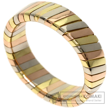 BVLGARI Tubogas Ring K18 Yellow Gold 18K Pink GoldLadies [Used]