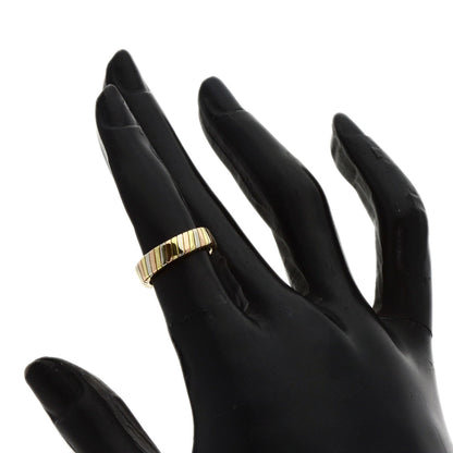 BVLGARI Tubogas Ring K18 Yellow Gold 18K Pink GoldLadies [Used]