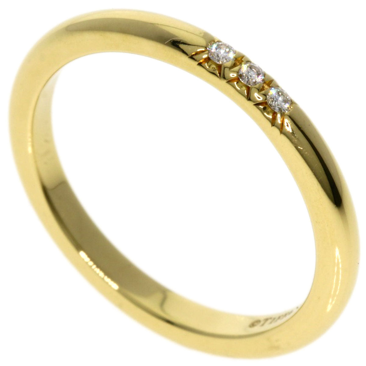 TIFFANY&Co.   Ring Forever 3P Diamond K18 Yellow Gold Ladies