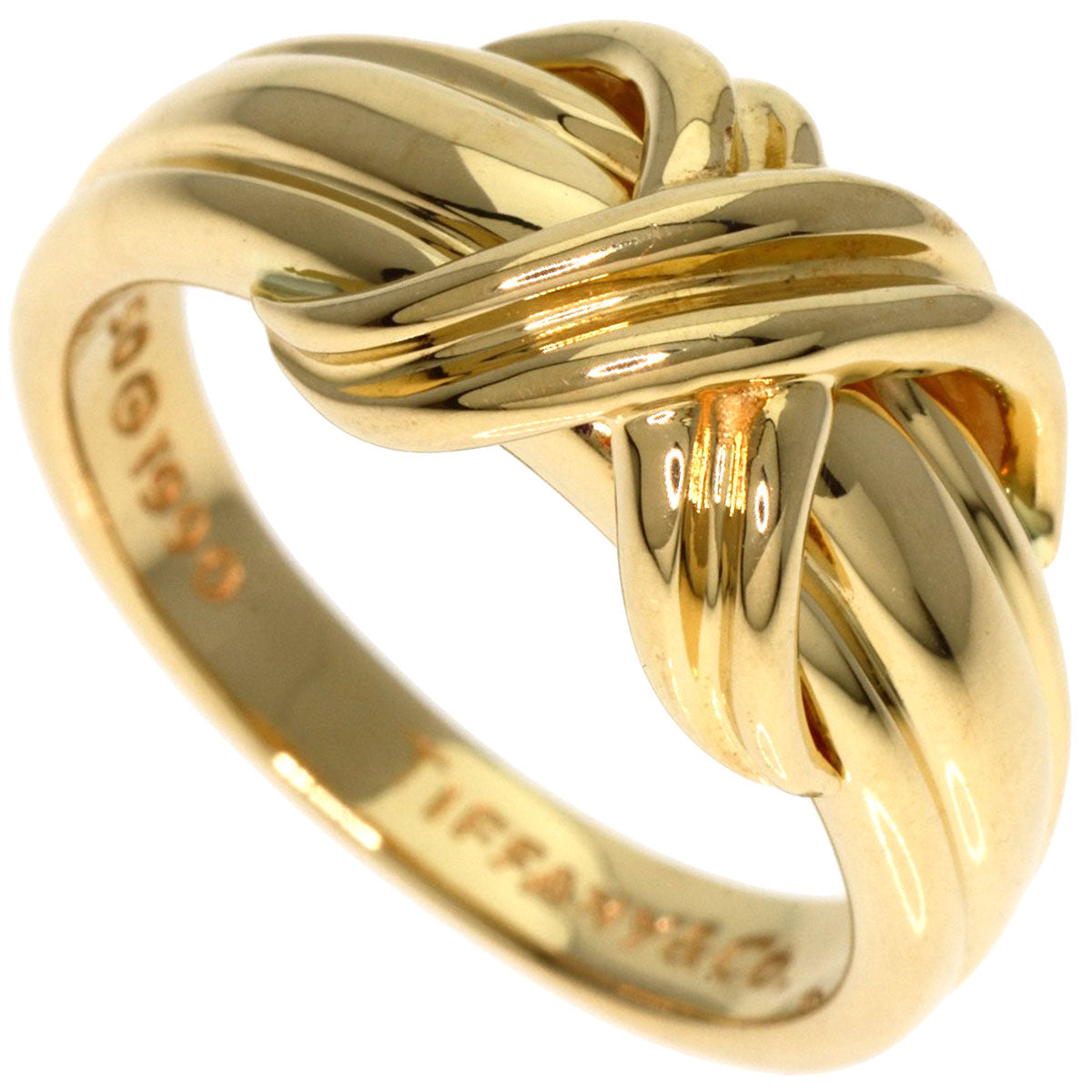 TIFFANY&Co.   Ring Signature K18 Yellow Gold Ladies