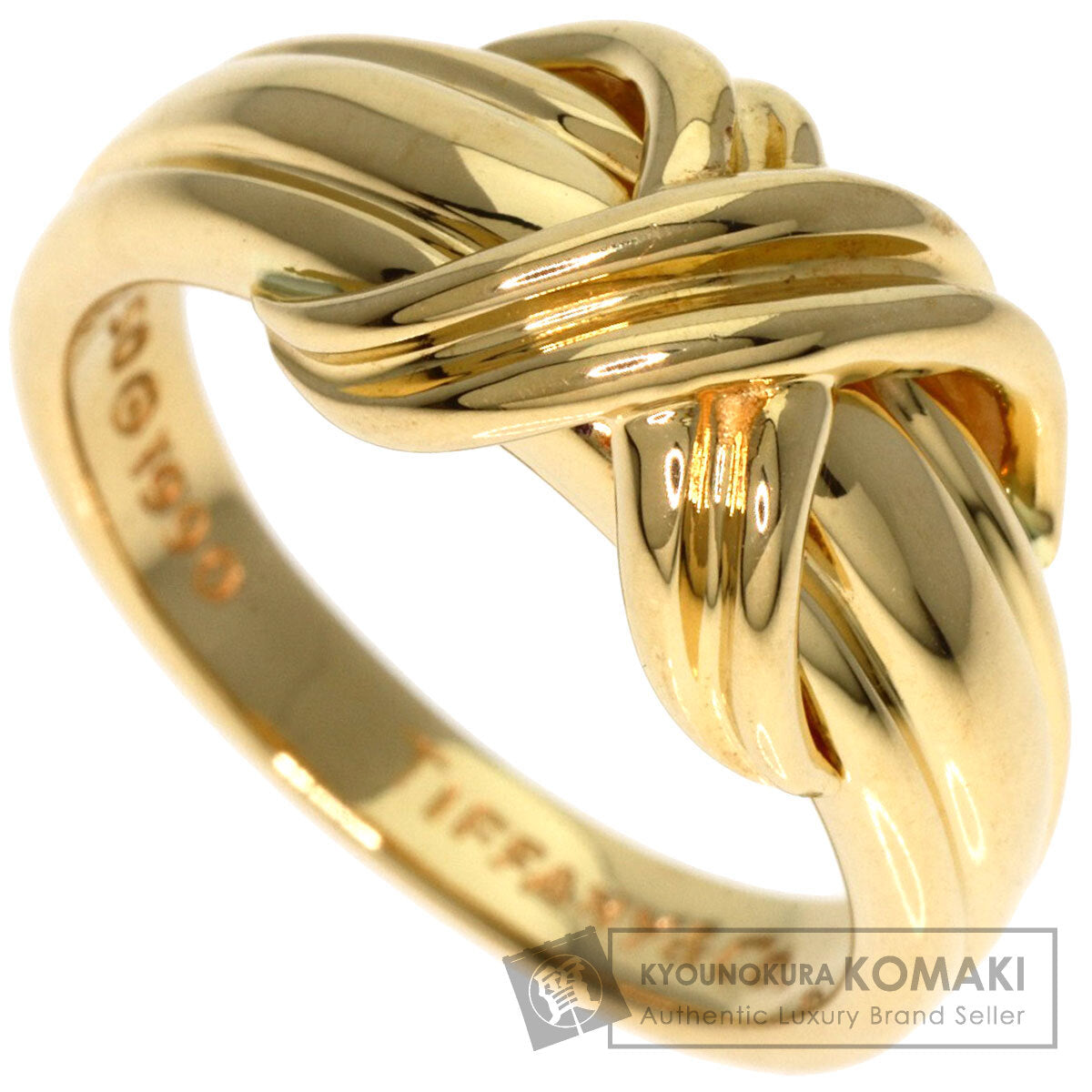 TIFFANY&Co.   Ring Signature K18 Yellow Gold Ladies