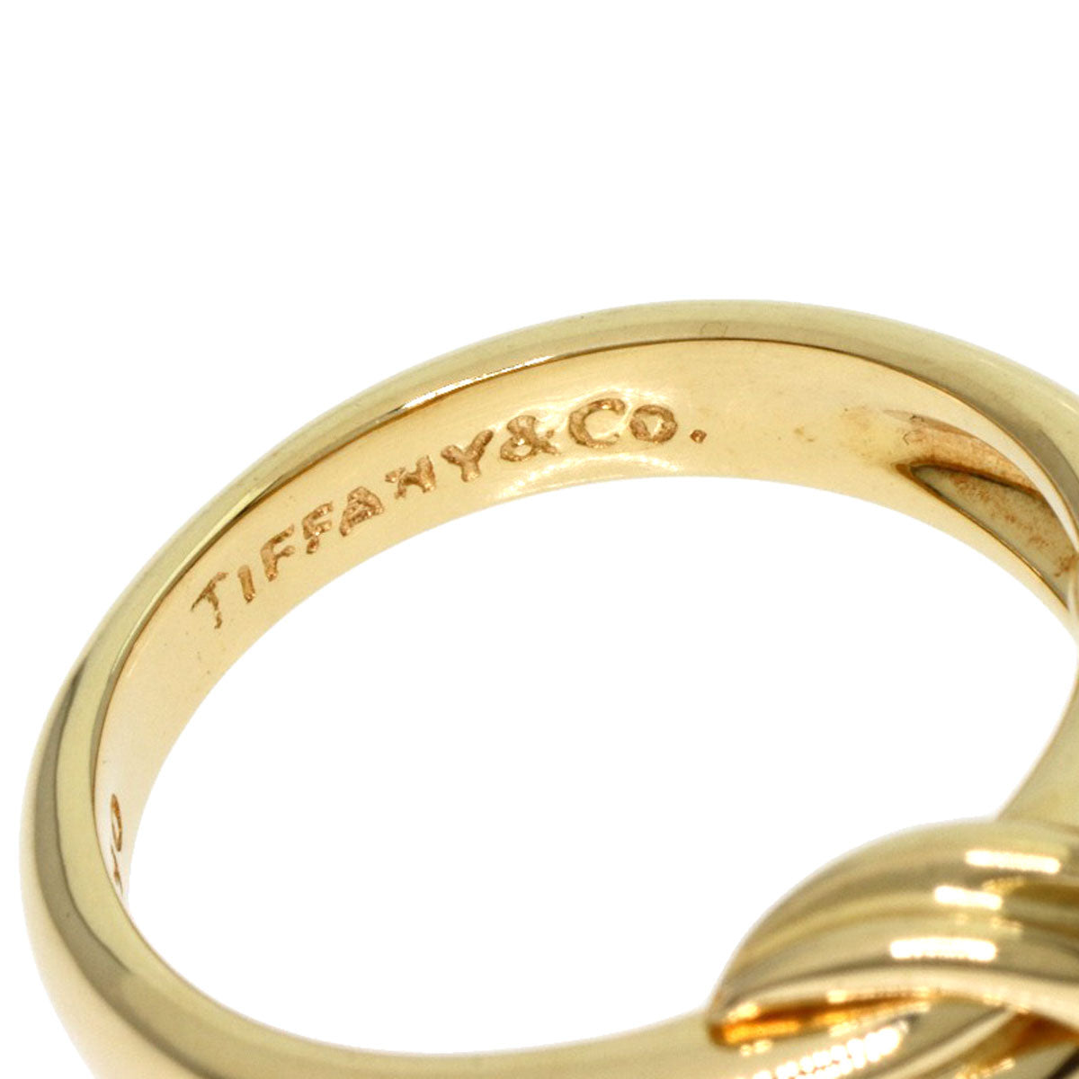 TIFFANY&Co.   Ring Signature K18 Yellow Gold Ladies