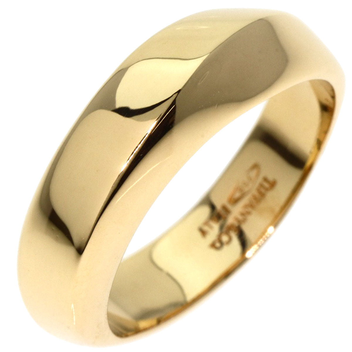 TIFFANY&Co.   Ring Knife edge K18 Yellow Gold Ladies