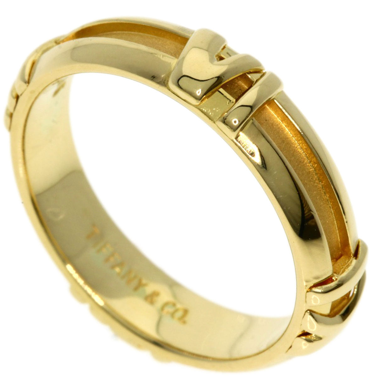 TIFFANY&Co.   Ring Atlas K18 Yellow Gold Ladies