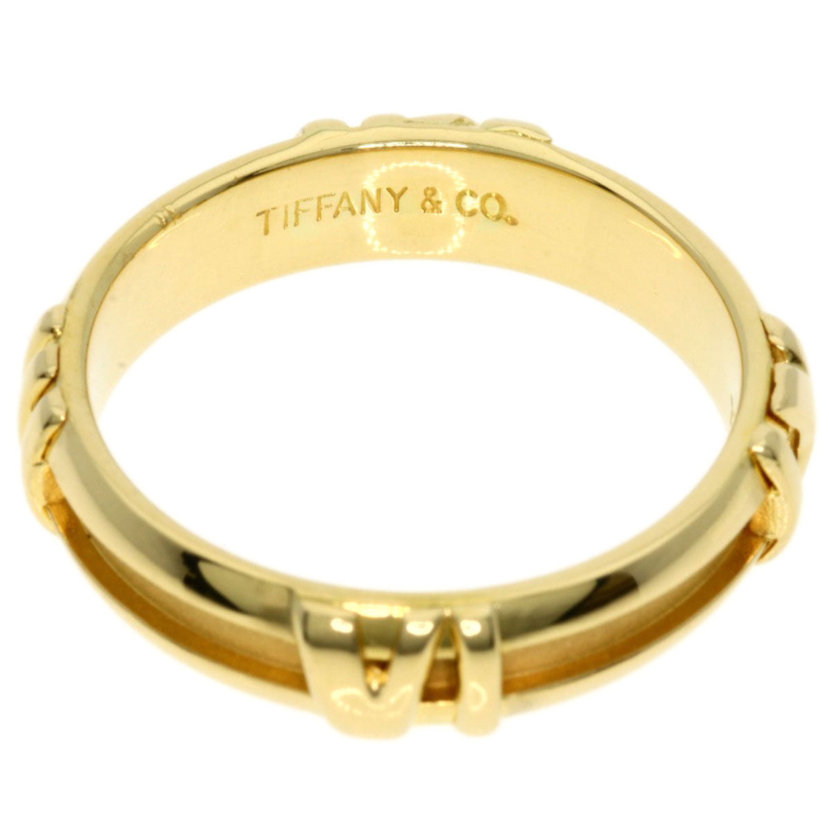 TIFFANY&Co.   Ring Atlas K18 Yellow Gold Ladies