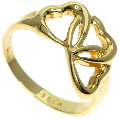 TIFFANY&Co.   Ring Triple heart K18 Yellow Gold Ladies